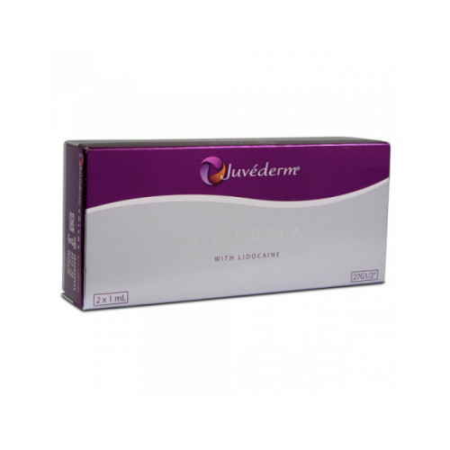 Juvederm Voluma filler based on hyaluronic acid with lidocaine 1 ml